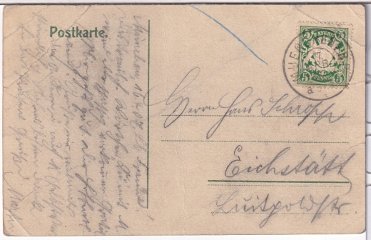 ALTE MEHRBILDKARTE/ ANSICHTSKARTE/POSTKARTE - MÜNCHEN - PARTIE AM NYMPFENBURGER SCHLOSSKANAL (BLICK NACH DEM MITTELBAU)