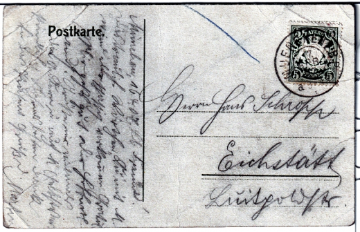 ALTE MEHRBILDKARTE/ ANSICHTSKARTE/POSTKARTE - MÜNCHEN - PARTIE AM NYMPFENBURGER SCHLOSSKANAL (BLICK NACH DEM MITTELBAU)