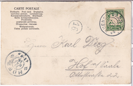 ALTE ANSICHTSKARTE/POSTKARTE - MÜNCHEN - BAVARIA - GRUß AUS MÜNCHEN