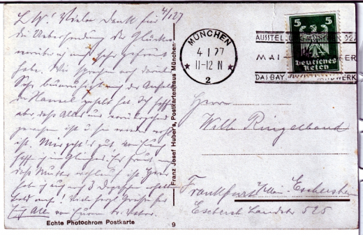 ALTE ANSICHTSKARTE/POSTKARTE - MÜNCHEN - BAVARIA & ST. PAULSKIRCHE