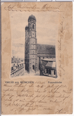ALTE ANSICHTSKARTE/POSTKARTE - MÜNCHEN - FRAUENKIRCHE