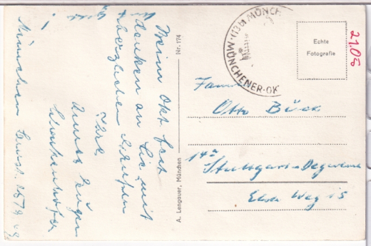 ALTE ANSICHTSKARTE/ POSTKARTE - MÜNCHEN - NEUHAUSERSTRAßE MIT KARLSTOR