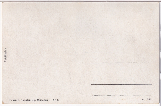 ALTE ANSICHTSKARTE/ POSTKARTE - MÜNCHEN - TOTAL MIT MAXIMILIANSTRAßE