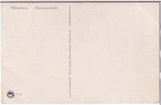 ALTE ANSICHTSKARTE/ POSTKARTE - MÜNCHEN - MAXMONUMENT