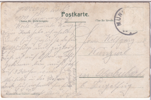 ALTE ANSICHTSKARTE/ POSTKARTE - MÜNCHEN - MÜNCHNER KINDL-KELLER, RESTAURATEUR: HANS MAIER