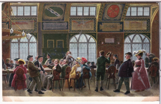 ALTE ANSICHTSKARTE/ POSTKARTE - MÜNCHEN - KGL HOFBRÄUHAUS, STEMPEL PÄCHTER: KARL MITTERMÜLLER