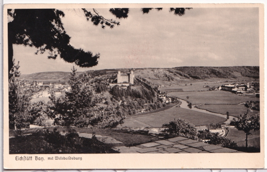 ALTE ANSICHTSKARTE/ POSTKARTE - EICHSTÄTT MIT WILLIBALDSBURG