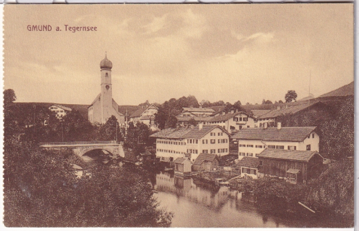 ALTE ANSICHTSKARTE/ POSTKARTE - GMUND AM TEGERNSEE