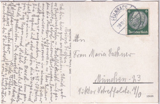 ALTE ANSICHTSKARTE/ POSTKARTE - BAD FEILNBACH - WASSERFALL OSTERBACH