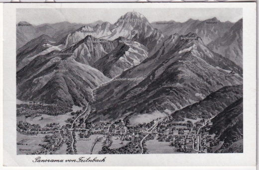ALTE ANSICHTSKARTE/ POSTKARTE - BAD FEILNBACH - PANORAMA