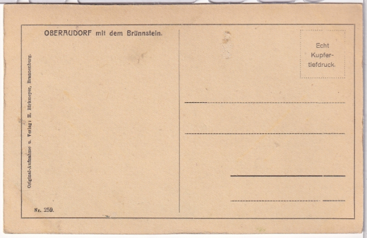 ALTE ANSICHTSKARTE/ POSTKARTE - OBERAUDORF MIT DEM BRÜNNSTEIN
