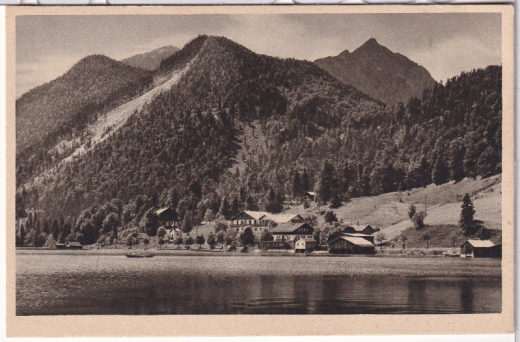 ALTE ANSICHTSKARTE/ POSTKARTE - URFELD AM WALCHENSEE MIT HERZOGSTAND