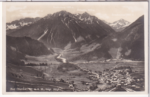 ALTE ANSICHTSKARTE/ POSTKARTE - BAD OBERDORF