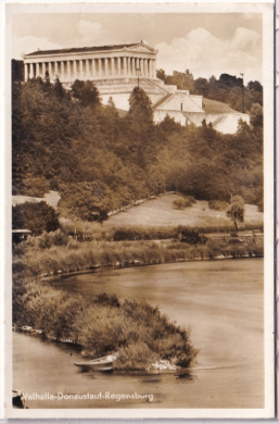 ALTE ANSICHTSKARTE/ POSTKARTE - WALHALLA-DONAUSTAUF-REGENSBURG