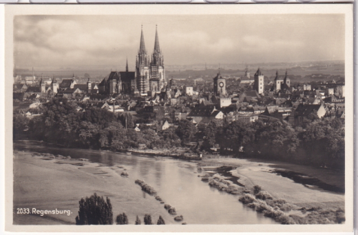 ALTE ANSICHTSKARTE/ POSTKARTE - REGENSBURG