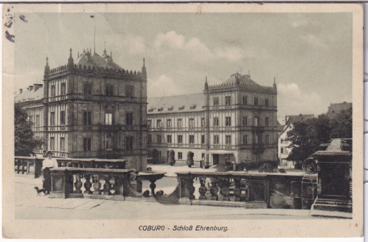 ALTE ANSICHTSKARTE/ POSTKARTE - COBURG - SCHLOß EHRENBURG