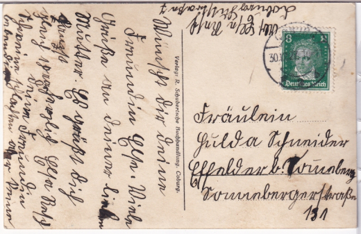 ALTE ANSICHTSKARTE/ POSTKARTE - COBURG - FESTE COBURG MIT RODELBAHN IM VEILCHENTAL - PROSIT NEUJAHR