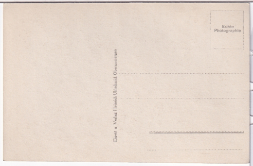 ALTE ANSICHTSKARTE/ POSTKARTE - OBERAMMERGAU - LANDHAUS GEORG SCHILCHER