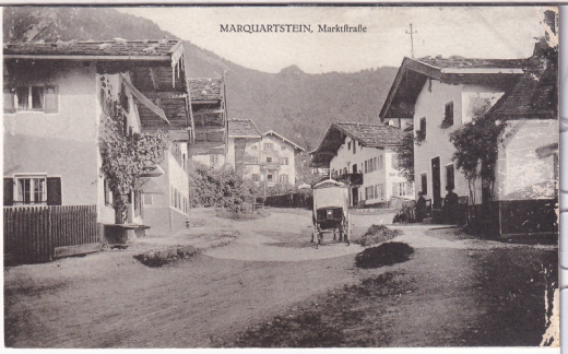 ALTE ANSICHTSKARTE/ POSTKARTE - MARQUARTSTEIN - MARKTSTRAßE