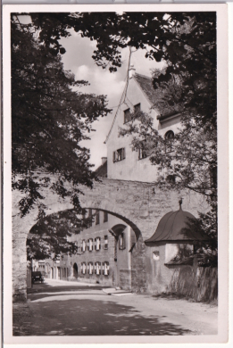 ALTE ANSICHTSKARTE/ POSTKARTE - WEILHEIM - AN DER STADTMAUER