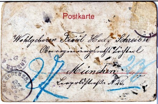 ALTE ANSICHTSKARTE/ POSTKARTE - BAD TÖLZ - TÖLZ MIT CALVARIENBERG - GRUß AUS BAD TÖLZ