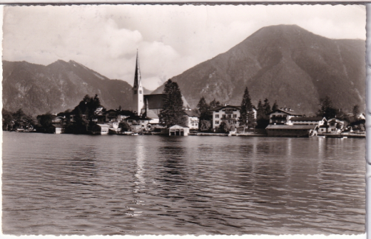 ALTE ANSICHTSKARTE/ POSTKARTE - ROTTACH-EGERN AM TEGERNSEE - MIT WALLBERG UND BODENSCHNEID