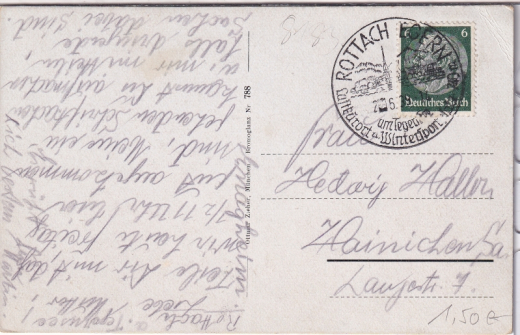 ALTE ANSICHTSKARTE/ POSTKARTE - EGERN MIT WALLBERG