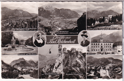 ALTE ANSICHTSKARTE/ POSTKARTE - BAD REICHENHALL - GRÜßE AUS BAD REICHENHALL