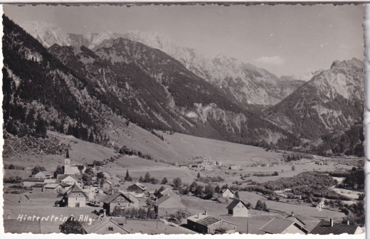 ANSICHTSKARTE/ POSTKARTE - HINTERSTEIN IM ALLGÄU