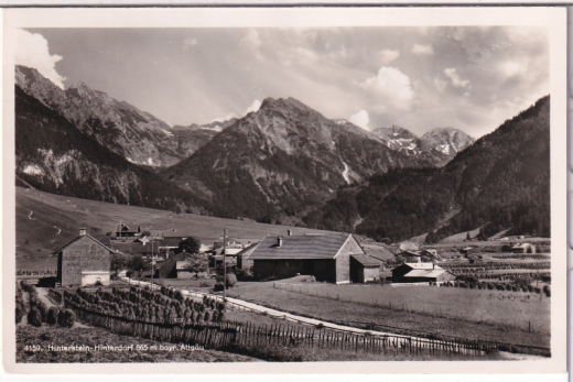 ANSICHTSKARTE/ POSTKARTE - HINTERSTEIN-HINTERDORF IM ALLGÄU
