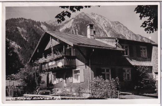 ANSICHTSKARTE/ POSTKARTE - ALPENRAST HINTERSTEIN IM ALLGÄU