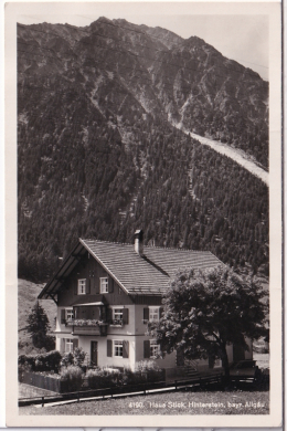 ANSICHTSKARTE/ POSTKARTE - HINTERSTEIN IM ALLGÄU - HAUS STICK