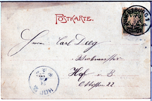 ALTE ANSICHTSKARTE/ POSTKARTE - WÜRZBURG - FESTUNG MIT LUDWIGSBRÜCKE