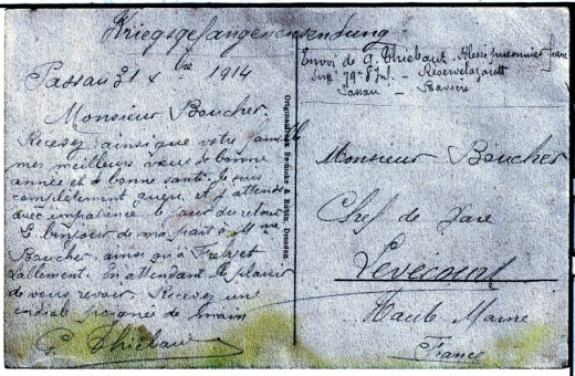 ALTE ANSICHTSKARTE/ KRIEGSGEFANGENEN SENDUNG - PASSAU - ILZSTADT