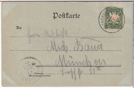 ALTE ANSICHTSKARTE/ POSTKARTE - GRUß AUS ROTHENBURG O. T. - AM PLÖNLEIN IN DER SCHMIEDEGASSE