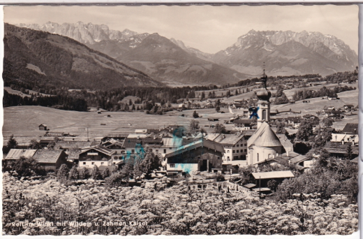 ALTE ANSICHTSKARTE/ POSTKARTE - REIT IM WINKL MIT KAISERGEBIRGE