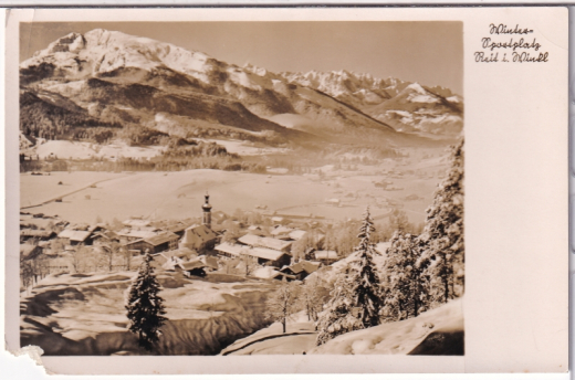 ALTE ANSICHTSKARTE/ POSTKARTE - REIT IM WINKL - WINTER-SPORTPLATZ