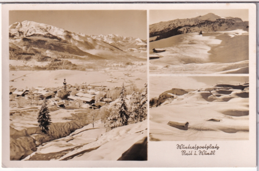 ALTE ANSICHTSKARTE/ POSTKARTE - REIT IM WINKL - WINTERSPORTPLATZ