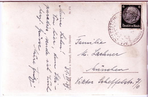 ALTE ANSICHTSKARTE/ POSTKARTE - REIT IM WINKL - WINTERSPORTPLATZ