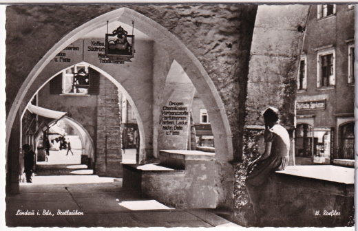 ALTE ANSICHTSKARTE/ POSTKARTE - LINDAU IM BODENSEE - BROTLAUBEN