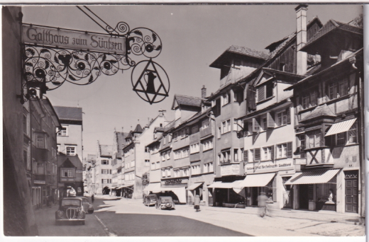 ALTE ANSICHTSKARTE/ POSTKARTE - LINDAU IM BODENSEE - HAUPTSTRAßE