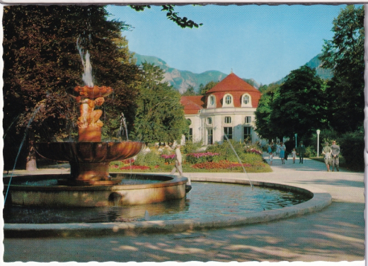 ALTE ANSICHTSKARTE/ POSTKARTE - BAD REICHENHALL - IM KURPARK