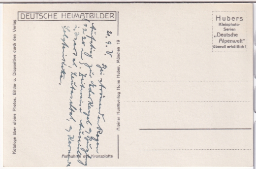 ALTE ANSICHTSKARTE/ POSTKARTE - GARMISCH - PARTNACHKLAMM (IM DOM)