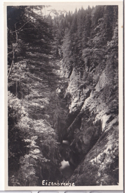 ALTE ANSICHTSKARTE/ POSTKARTE - EISENBRECHE KLAMM, ALLGÄUER HOCHALPEN