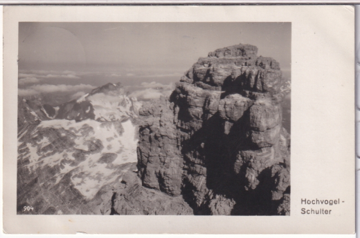 ALTE ANSICHTSKARTE/ POSTKARTE - ALLGÄUER ALPEN - HOCHVOGEL-SCHULTER