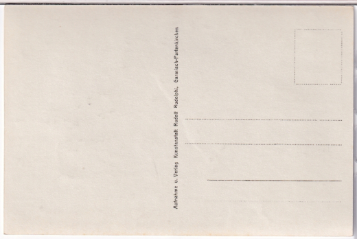ALTE ANSICHTSKARTE/ POSTKARTE - GARMISCH MIT ALPSPITZE, WAXENSTEIN UND ZUGSPITZE