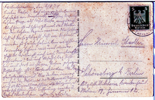 ALTE ANSICHTSKARTE/ POSTKARTE - GARMISCH MIT ALPSPITZE, WAXENSTEIN & ZUGSPITZE