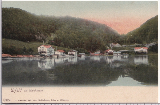 ALTE ANSICHTSKARTE/ POSTKARTE - URFELD AM WALCHENSEE