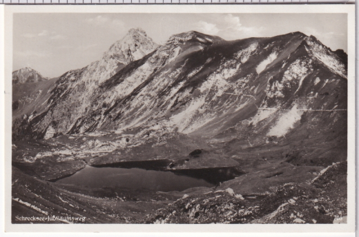 ALTE ANSICHTSKARTE/ POSTKARTE - SCHRECKSEE - JUBILÄUMSWEG