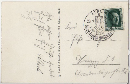 ALTE ANSICHTSKARTE/ POSTKARTE - BERLIN - BISMARCK-DENKMAL UND SIEGESSÄULE, INDUSTRIE-FOTOGRAFEN KLINKE & CO, BERLIN